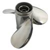 ARKDOZA Stainless Steel Propeller 9 1/4x10 for Yamaha 9.9-15HP Outboard 8 Spline Tooth 9.25x10 view 4