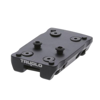 TRUGLO Shotgun Receiver Mount | Tactical Hunting Shooting Versatile Lightweight Durable Compact Dot Optic Steel Mount Plate | Hardware & Tools Included, Universal Rib Mount, 4-Post Mount