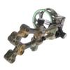 TRUGLO VEROS 5-Pin Durable Ultra-Bright Lightweight Micro-Adjustable Archery Hunting Bow Sight with Decreasing Diameter Pins Design & Large Circular Field of View, Real-Tree Camo view 2