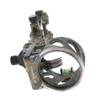 TRUGLO VEROS 5-Pin Durable Ultra-Bright Lightweight Micro-Adjustable Archery Hunting Bow Sight with Decreasing Diameter Pins Design & Large Circular Field of View, Real-Tree Camo view 4
