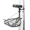 Hawk Hang-On Tree Stand, Platform w/Safety Harness & Straps for Deer Hunting, Helium Pro - Adjustable Climbing Treestand Accessory and Equipment for Shooting view 1