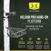 Hawk Hang-On Tree Stand, Platform w/Safety Harness & Straps for Deer Hunting, Helium Pro - Adjustable Climbing Treestand Accessory and Equipment for Shooting view 2