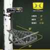 Hawk Hang-On Tree Stand, Platform w/Safety Harness & Straps for Deer Hunting, Helium Pro - Adjustable Climbing Treestand Accessory and Equipment for Shooting view 3