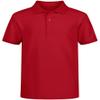 Nautica Boys' School Uniform Short Sleeve Pique Polo, Red, X-Large (18/20) Husky view 1