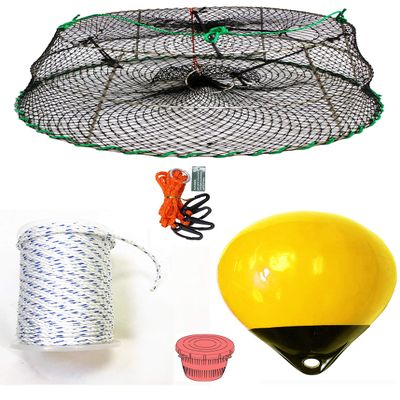 KUFA Sports Tower Style Prawn Trap with Prawn Trap Accessory Combo(CT76+PAM30Y+HA2)