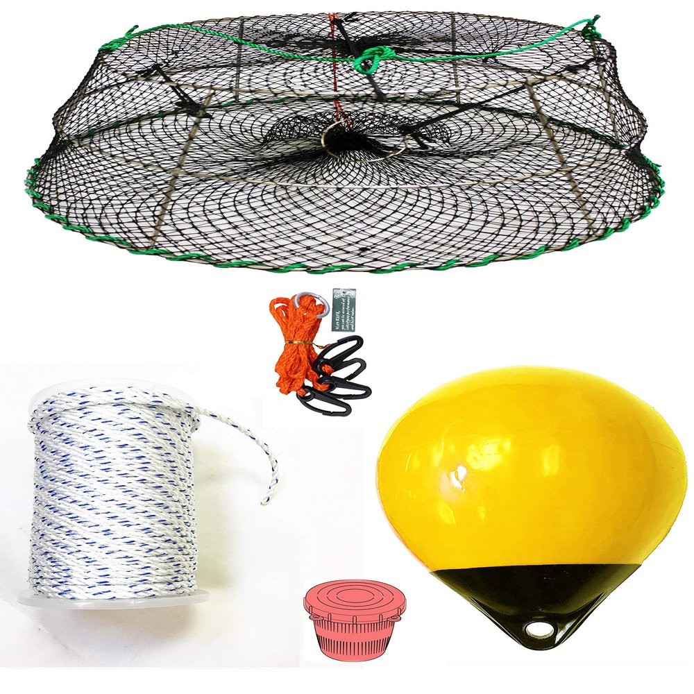 KUFA Sports Tower Style Prawn Trap with Prawn Trap Accessory Combo(CT76+PAM30Y+HA2)