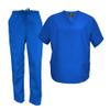 Natural Uniforms Men's Scrub Set Medical Scrub Pant and Tops (XXSmall, True RoyalBlue) view 1