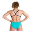 ARENA Women's Team MaxLife Swimsuit Solid Challenge Back One Piece Competition Training Bathing Suit Athletic Swimwear, Mint/Navy, US Size 22 view 2