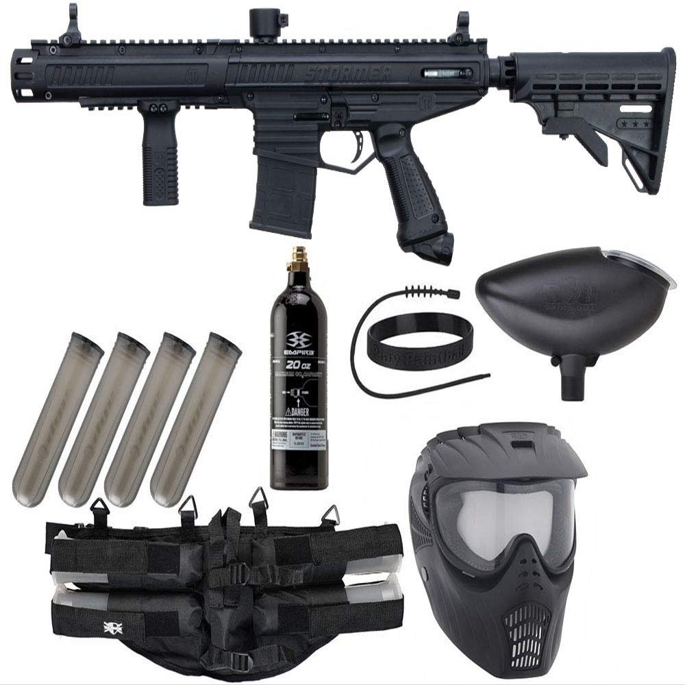 Action Village Tippmann Stormer Elite Dual Fed Paintball Gun Epic Package Kit