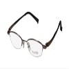 SmartFlip 413 Mens/Womens Designer Half-rim Sunglass Lens Clip-Ons Eyeglasses/Spectacles (50-18-140, Brown) view 4