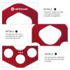 NewDoar Descender Plate 20KN Paw Rigging Plate 4 Holes Rock Climbing Gear(4 holes/20KN Red) view 3