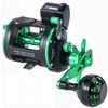 Sougayilang Line Counter Trolling Fishing Reel,Conventional Level Wind Trolling Reel, Graphite Body, Durable Stainless-Steel and Brass Gears, Large Line Capacity, Powerful Carbon Disc Drag-RZC20R view 1