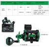 Sougayilang Line Counter Trolling Fishing Reel,Conventional Level Wind Trolling Reel, Graphite Body, Durable Stainless-Steel and Brass Gears, Large Line Capacity, Powerful Carbon Disc Drag-RZC20R view 4