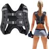 Prodigen Weighted Vest for Women and Men 8 Lbs with Reflective Stripe and Double Adjustable Buckle Straps Weight Vests for Strength Training, Jogging, Cardio, Weight Loss, Muscle Building, Black view 1