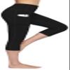 Fengbay 2 Pack High Waist Yoga Pants with Pockets, Yoga Pants Capris Tummy Control Workout Running Leggings for Women view 4