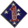 1ST MARINE VIETNAM HAT PIN OR HAT PIN - Size 1" - VETERAN OWNED BUSINESS view 1
