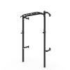 PRx Performance Profile One Folding Squat Rack 2"x3" with Multi-Grip Pull Up Bar, Wall Mounted Home Gym Equipment, Pull Up Station, Pull Up Bar, USA-Made, 1,000 lb Load Capacity - Black Onyx, 89" view 1