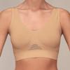 Fox Valley Traders Womens Seamless Wireless Cooling Comfort Bra, Nude, Large view 2