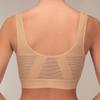 Fox Valley Traders Womens Seamless Wireless Cooling Comfort Bra, Nude, Large view 3