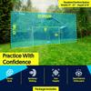 Open Goaaal Soccer Goal Net & Soccer Backstop Net with Rebounder - Soccer Nets for Backyard All in One & Practice Targets - Soccer Goals for Backyard - Standard Size (2 Pack) view 2