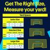 Open Goaaal Soccer Goal Net & Soccer Backstop Net with Rebounder - Soccer Nets for Backyard All in One & Practice Targets - Soccer Goals for Backyard - Standard Size (2 Pack) view 4