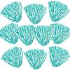 Anderson's Premium Teal and White School Spirit Shakers, Cheerleader Pom Poms, Sports Fan, Football, Basketball, Homecoming, Squad, Team, Party, Dance Club, Performance, Celebration Pack of 10 view 3