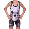 KO Sports Gear Unisex Wrestling Singlet for Adult Wrestlers - Wrestling Singlet for Men & Women - Bold Durable Uniform, Stretchy Breathable Material - Reaper Skull, Adult Medium view 4