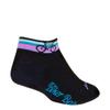 SockGuy Women's 2in BikerBabe Cycling/Running Socks (BikerBabe - S/M) view 1