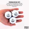 Custom Groomsman Golf Balls, Add Name, Role, Date, Wilson Staff Elite, Sleeve of 3 Personalized Golf Balls for Men - Groomsmen Gift view 3