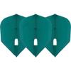 LSTYLE Dart Flights - L3 PRO KAMI Shape - Green | Set of 3 | for Soft & Steel Tip Darts view 1