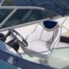 NORTHCAPTAIN P3 Pontoon Boat Seat Captain Bucket Seat with Boat Seat Cover,White/Grey/Pacific Blue view 2