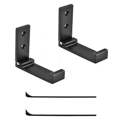 Hockey Sticks Wall Mount Bracket, Hockey Sticks Bracket, Hockey Stick Rack Holder, Foldable Wall Mount Headphones Holder Wall Mounts for Home & Office, Perfect for Display & Storage - No Stick, 2Pcs