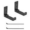 Hockey Sticks Wall Mount Bracket, Hockey Sticks Bracket, Hockey Stick Rack Holder, Foldable Wall Mount Headphones Holder Wall Mounts for Home & Office, Perfect for Display & Storage - No Stick, 2Pcs view 1