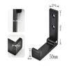 Hockey Sticks Wall Mount Bracket, Hockey Sticks Bracket, Hockey Stick Rack Holder, Foldable Wall Mount Headphones Holder Wall Mounts for Home & Office, Perfect for Display & Storage - No Stick, 2Pcs view 3
