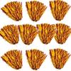 Anderson's Premium Scarlet Red and Gold School Spirit Shakers, Cheerleader Pom Poms, Sports Fan, Football, Basketball, Homecoming, Squad, Team, Party, Dance Club, Performance, Celebration Pack of 10 view 3