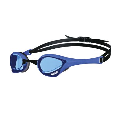 ARENA Unisex Cobra Ultra Swipe Racing Swim Goggles for Men and Women Swipe Anti-Fog Technology Polycarbonate Non-Mirror Lens, Blue/Blue/Black