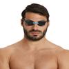 ARENA Unisex Cobra Ultra Swipe Racing Swim Goggles for Men and Women Swipe Anti-Fog Technology Polycarbonate Non-Mirror Lens, Blue/Blue/Black view 4