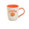 RFSJ Clemson Tigers Ceramic 16oz Granite Mug  Official Team Logo Coffee Cup with Colored Interior and Handle  Handwash Recommended  Individually Boxed view 1