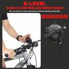 Sportneer Bike Trainer - Magnetic Stationary Bike Stand for 26-28" & 700C Wheels - Adjustable 6 Level Resistance Bike Trainer Stand for Indoor Riding with Quick Release Lever & Front Wheel Riser Block view 4