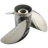 ARKDOZA 14x19 Stainless Steel Propeller for Suzuki Outboards 15 Spline RH Props DF70/80/90/100/115/140 view 2