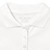The Children's Place Girls Short Sleeve Ruffle Pique Polo,White 2 Pack,XL (14) view 2