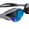 ARENA Unisex Cobra Ultra Swipe Racing Swim Goggles for Men and Women Swipe Anti-Fog Technology Polycarbonate Mirror Lens, Blue/Silver view 4