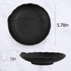 Framendino, A5 Leaf Trinket Jewelry Dish Decorative Tray Melamine Ring Organizer Frosted Black view 3