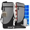 Frostbox Golf Bag Cooler with Ice Pack | Insulated 6-Can Beer Sleeve | Stays Cold for Hours Discreet Hidden Design - Fits in Golf Bag - Black/Gray view 1