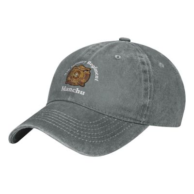 9th Infantry Regiment - Manchu Unisex Adult Adjustable Sports Hat, Visor, Decorative Hat, Casual Hat, Cowboy Hat Outdo Gray