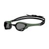 ARENA Unisex Cobra Ultra Swipe Racing Swim Goggles for Men and Women Swipe Anti-Fog Technology Polycarbonate Non-Mirror Lens, Smoke/Army/Black view 1
