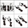 DORSAL Ratchet Canoe and Kayak Bow and Stern Tie Downs 1/4" Inch Heavy Duty Adjustable Rope Hanger Grow Light (2-Pack) Nylon 10' Feet Black view 2
