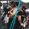 Vulken Tricep Rope Cable Attachment. 28.7 Inch & 22 Inch Two Lengths Built in One Pull Down Rope. Triceps Extension Straps Gym Equipment. Home Workout Handles for Resistance Bands. view 2