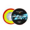 ANGLER DREAM 100FT WF3F WF5F WF8 Fly Fishing Line Combo Weight Forward Fly Line with Braided Backing Tapered Leader Preload Fly Line with Welded Loop (Fluo Yellow, WF 8F Fly Line Combo)