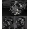 AOUTACC Airsoft Mask Skeleton Mask with Goggles Full Face Protective Adjustable Tactical Mask for Halloween Paintball Game Movie Props Party Cosplay Outdoor Activities(Black) view 4